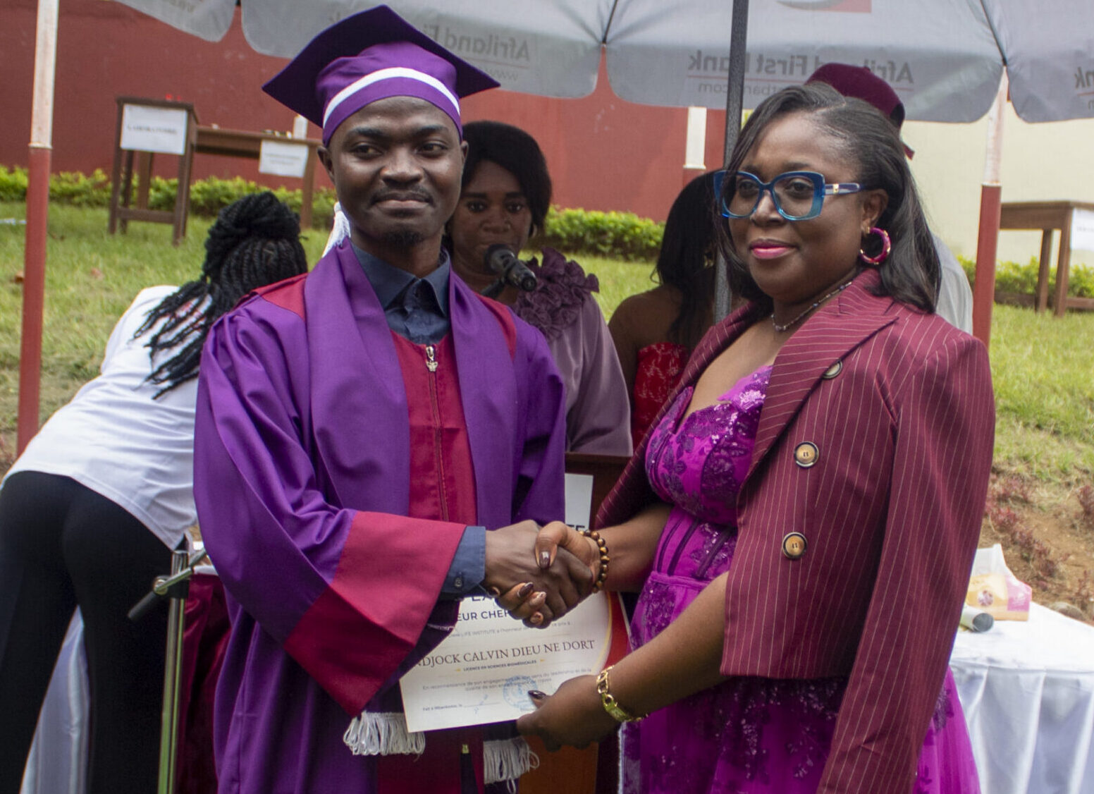 Ndjock Calvin - remise diplôme